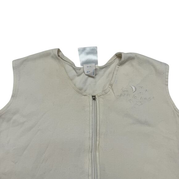 HALO Sleep Sack Cotton Wearable Blanket Size Large 12-18 months Cream Aesthetic - Picture 4 of 6